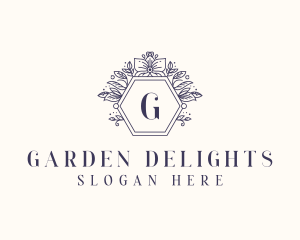 Garden Event Wedding logo design