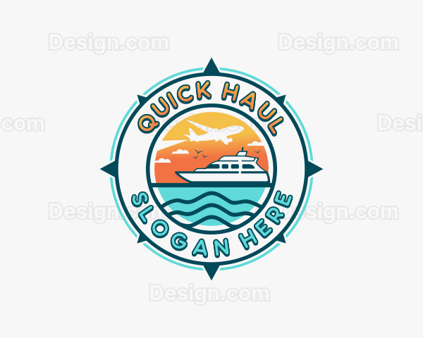 Yacht Travel Cruise Logo