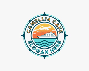 Yacht Travel Cruise Logo