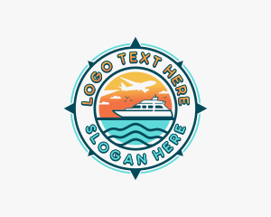 Yacht Travel Cruise Logo