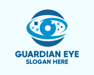 Blue Eye Database  logo design