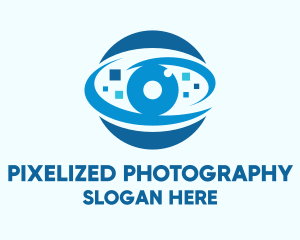 Blue Eye Database  logo design