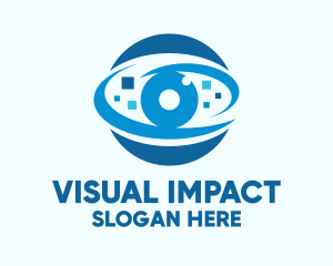 Blue Eye Database  logo design