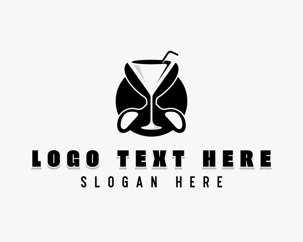 Cocktail logo example 4