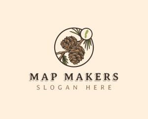 Sweden Pine Cone logo design