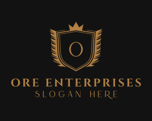 Crown Shield Business logo design