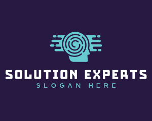 IT Expert AI Technology logo design