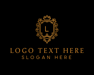 Elegant Royal Shield logo