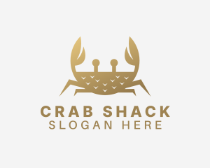 Gradient Golden Crab logo