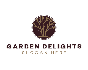 Botanical Tree Planting logo design