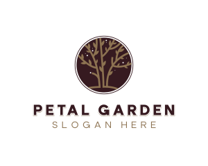 Botanical Tree Planting logo design