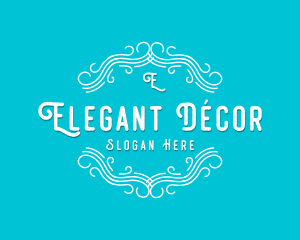 Ornament Swirl Decor logo design