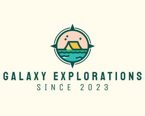 Outdoor River Lake Camping  logo design