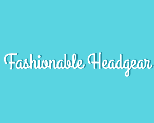 Fashion Cursive Wordmark logo design