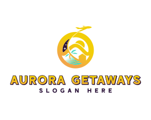 Beach Resort Getaway logo design