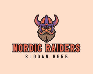 Streamer Gaming Viking logo design