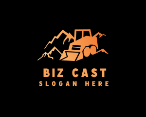 Mountain Mining Bulldozer logo