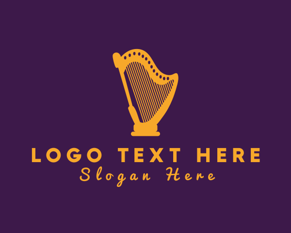 Harp logo example 4