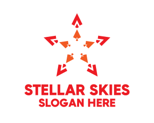 Red Star Arrows logo design