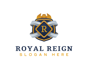 Royal Hawk Shield logo design