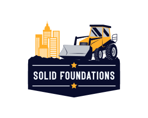 City Bulldozer Machine logo