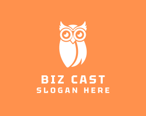 Simple Owl Bird logo