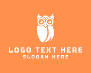Simple - Simple Owl Bird logo design