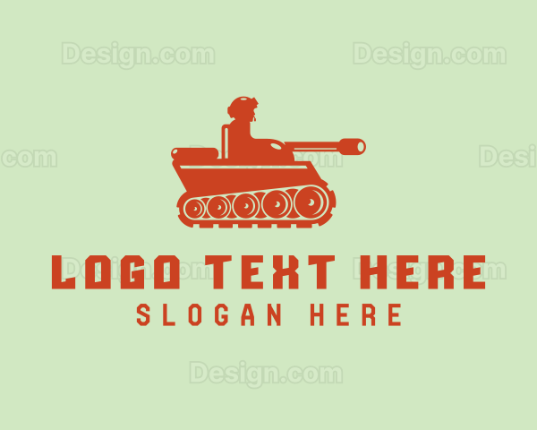 Military Army Tank Logo