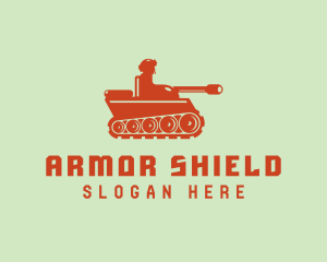 Military Army Tank  logo