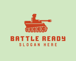 Military Army Tank  logo