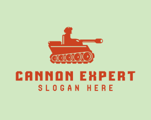 Military Army Tank  logo