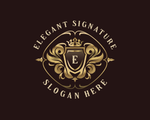 Elegant Royal Crest logo design