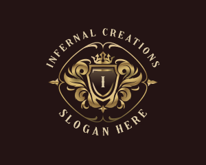 Elegant Royal Crest logo design