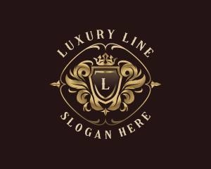 Elegant Royal Crest logo design