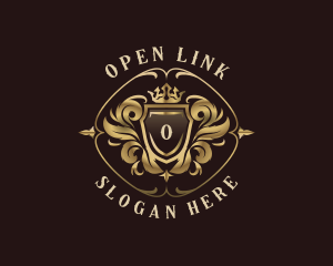 Elegant Royal Crest logo design