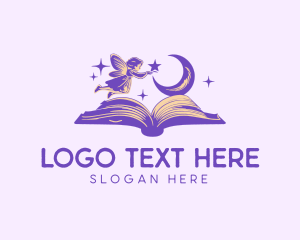 Fantasy Book Literature logo