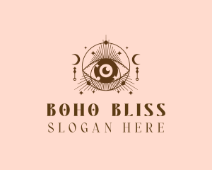 Moon Eye Boho logo design