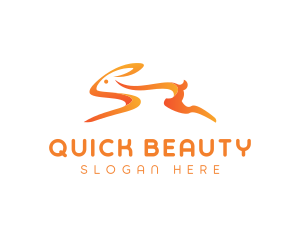 Bunny Pet Rabbit logo