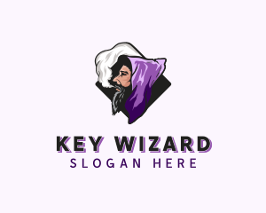 Smoking Wizard Vape logo design