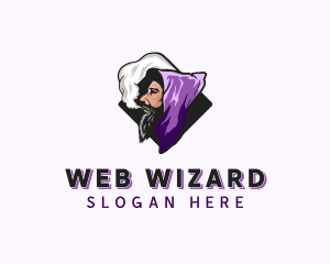 Smoking Wizard Vape logo design