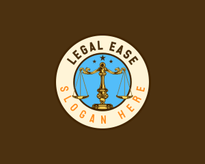 Law Justice Scales  logo
