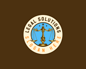 Law Justice Scales  logo