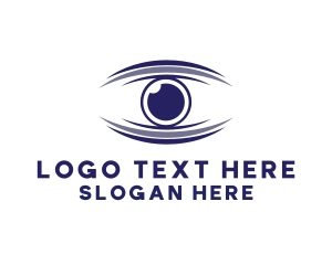 Visualization - Optical Eye Clinic logo design