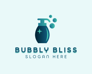 Soap Dispenser Sanitation logo design