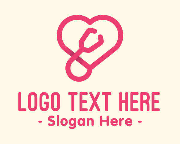 Pink logo example 3
