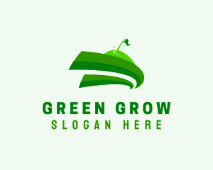 Green Golf Course logo design