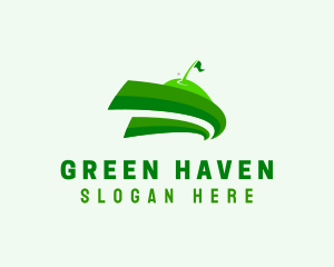 Green Golf Course logo design