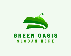 Green Golf Course logo design