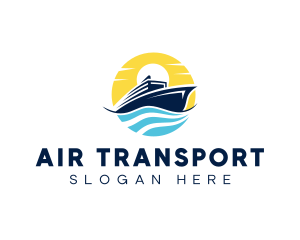 Ocean Cruise Transportation logo design