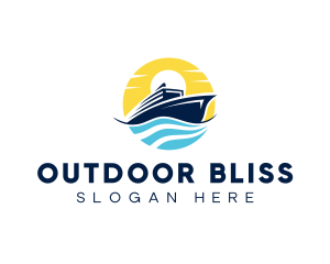 Ocean Cruise Transportation logo design